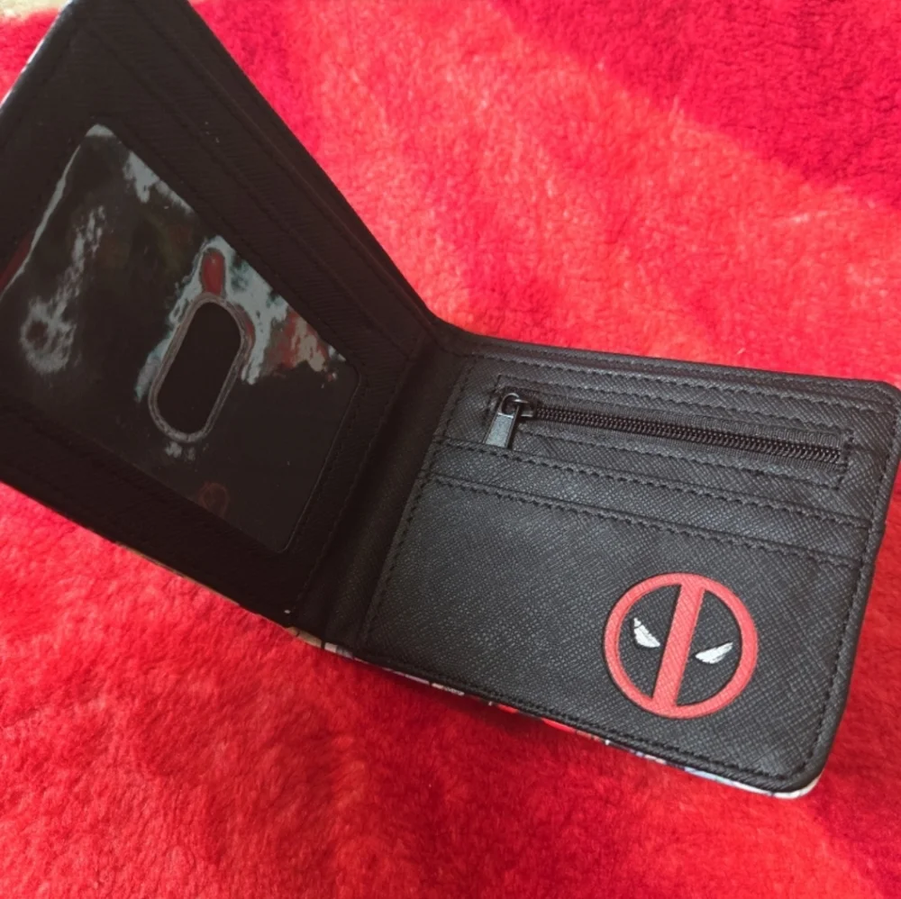 New Deadpool marvel comic anime manga leather wallet